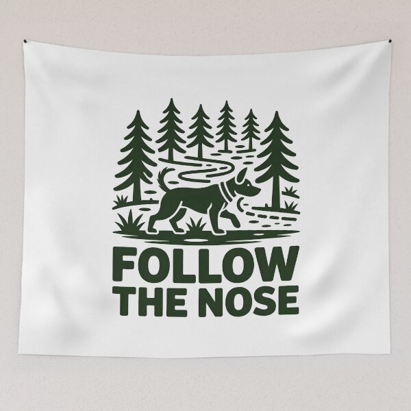 Item preview, Follow The Nose Sniff Walk Fun designed and sold by MooonTees.