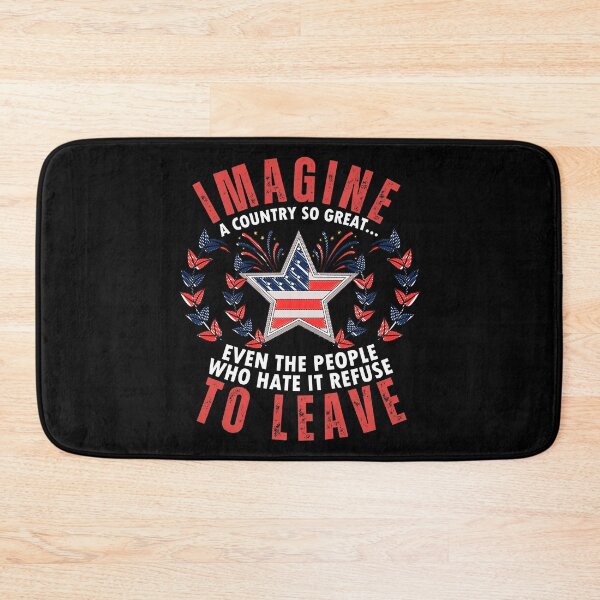 Item preview, Imagine A Country So Great Vintage Patriotic Humor Design for Proud Americans Gift designed and sold by Teetreasure2.