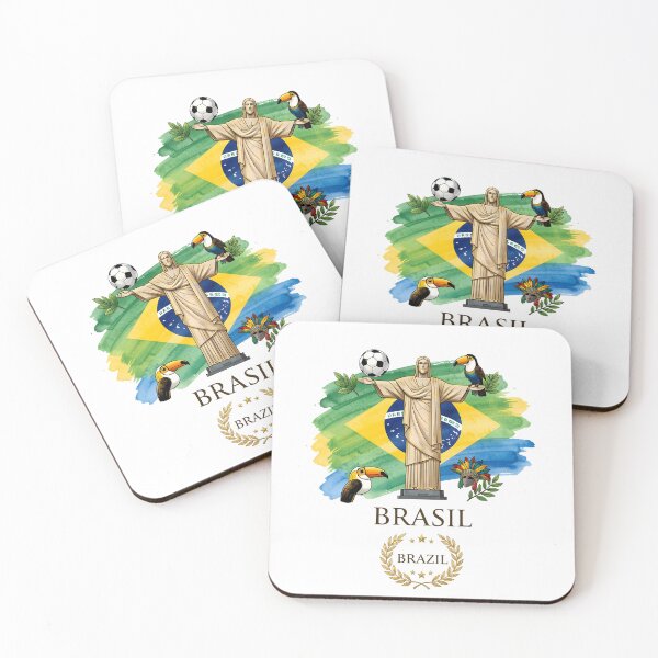 Item preview, Brasil Spirit - Christ the Redeemer Soccer Heritage Design designed and sold by SupernovaNote.