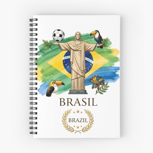 Item preview, Brasil Spirit - Christ the Redeemer Soccer Heritage Design designed and sold by SupernovaNote.