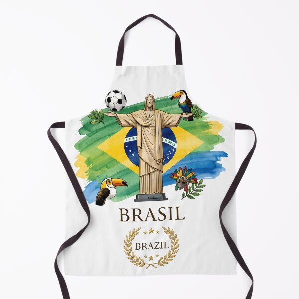 Item preview, Brasil Spirit - Christ the Redeemer Soccer Heritage Design designed and sold by SupernovaNote.