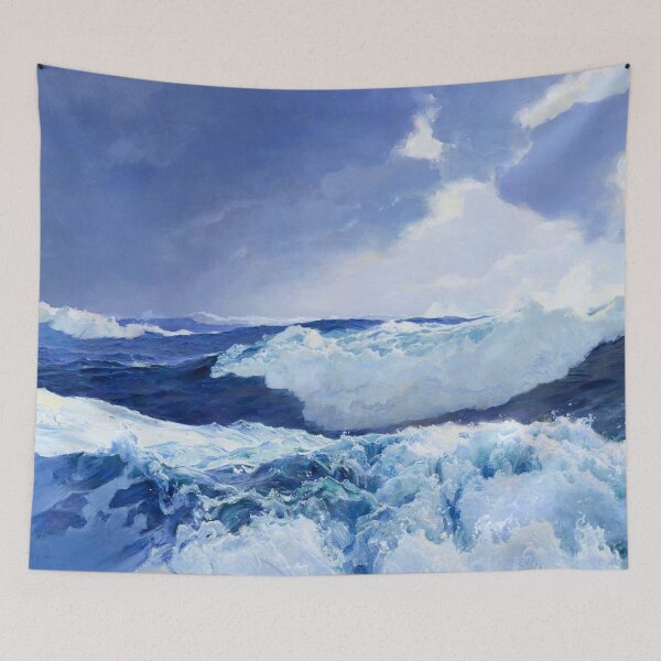 Item preview, Frederick Judd Waugh - Mid Ocean (c. 1920) seascape ocean waves painting designed and sold by Jéanpaul Ferro.