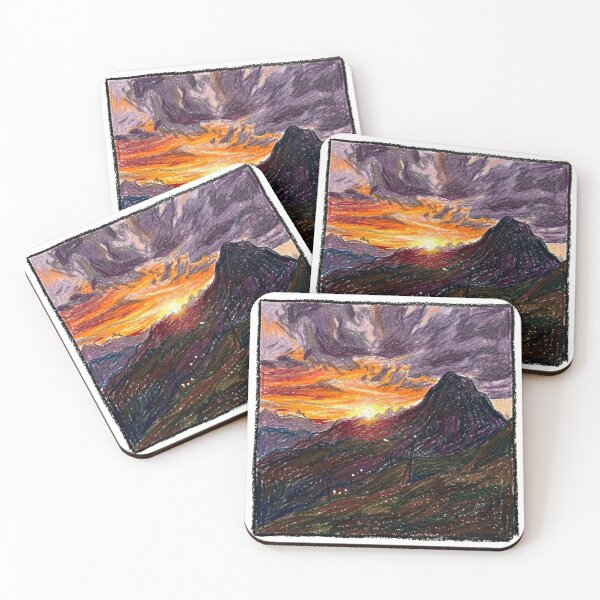 Item preview, Mountains under a sunset designed and sold by CristianCEB.