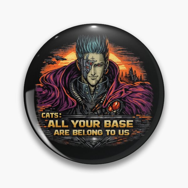 Item preview, All Your Base Are Belong To Us Retro Gaming Meme designed and sold by extrisiceye.