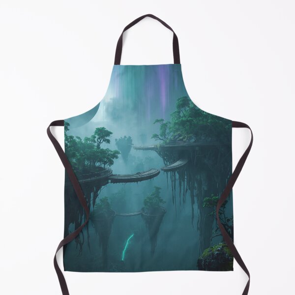 Item preview, Floating Mangrove Sky Delta Alien Fantasy Landscape designed and sold by Luminous Wilds.