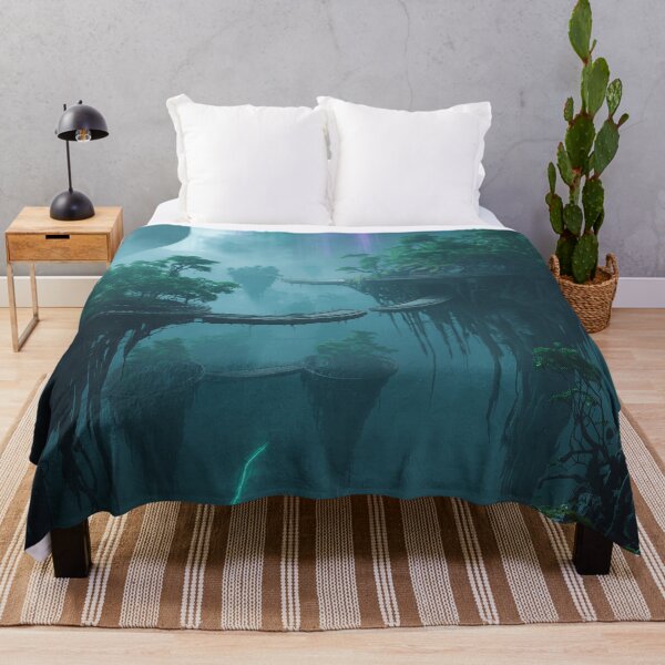 Item preview, Floating Mangrove Sky Delta Alien Fantasy Landscape designed and sold by Luminous Wilds.