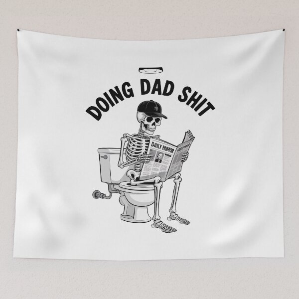 Item preview, Doing Dad Shit Toilet Tee designed and sold by Log77.