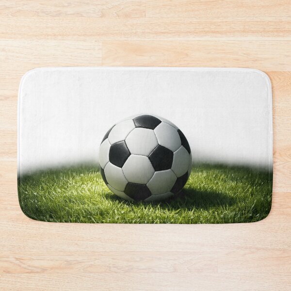 Item preview, Realistic Soccer Ball On Grass Football Field Sports Photography Style designed and sold by irfanshikh.