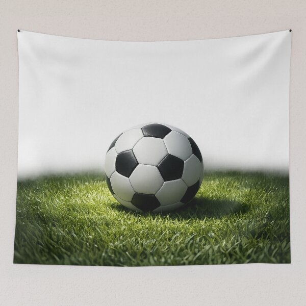 Item preview, Realistic Soccer Ball On Grass Football Field Sports Photography Style designed and sold by irfanshikh.