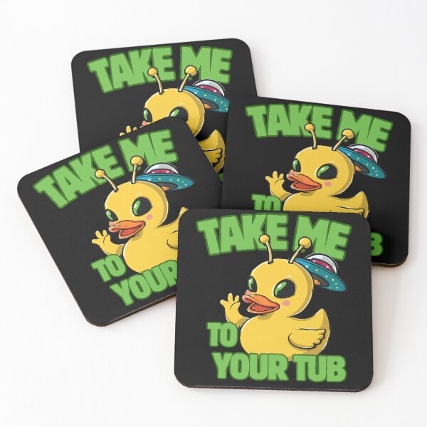 Item preview, Alien Quacker – Take Me To Your Tub designed and sold by RubberQuack.
