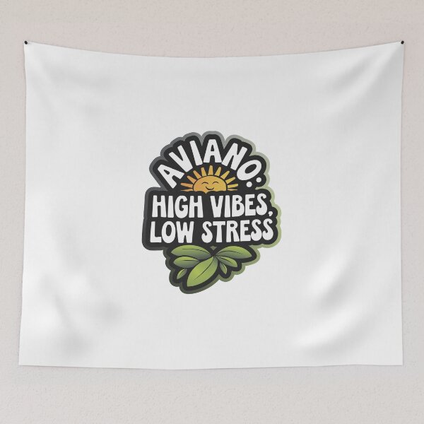 Item preview, Aviano: High vibes, low stress. designed and sold by InkRebelia.