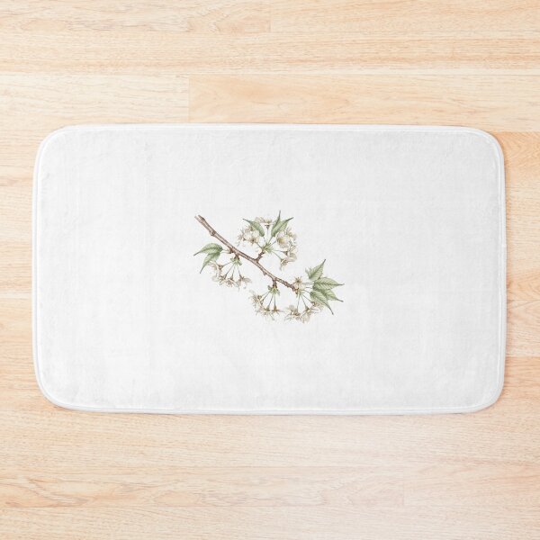 Item preview, "Cherry Blossom Vintage Botanical Illustration - Minimalist Floral Line Art Nature Lover Gift" designed and sold by bandarartisan.