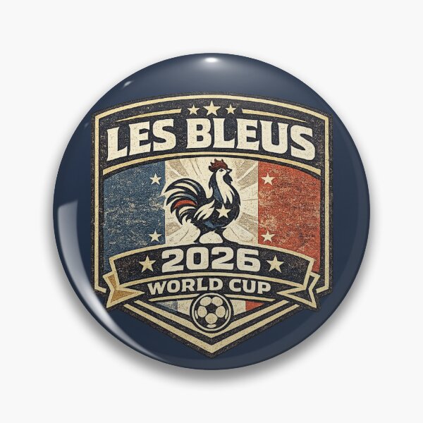 Item preview, Les Bleus 2026 Vintage World Cup Football T-Shirt designed and sold by ArthUpscale.