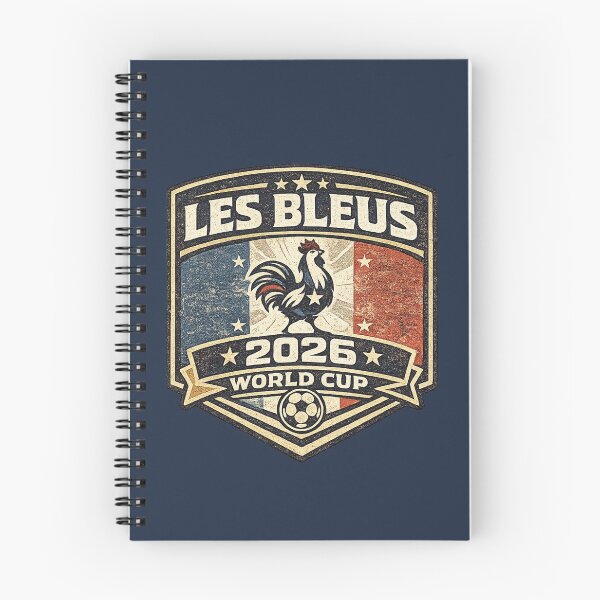 Aperçu de l'œuvre T-shirt de football vintage de la Coupe du monde des Bleus 2026 créée et vendue par ArthUpscale.