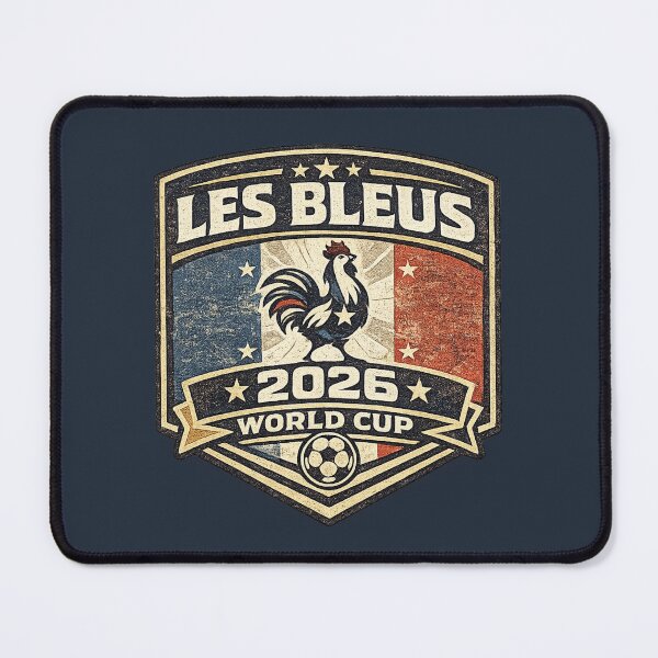 Item preview, Les Bleus 2026 Vintage World Cup Football T-Shirt designed and sold by ArthUpscale.