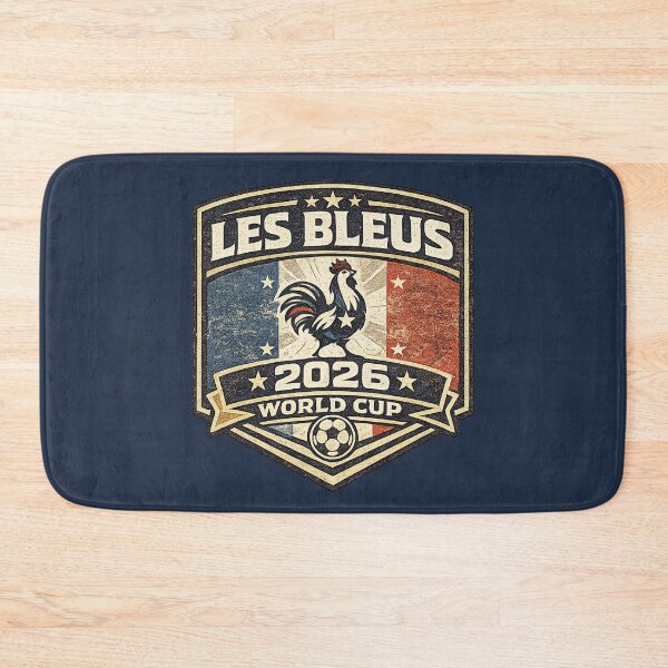 Item preview, Les Bleus 2026 Vintage World Cup Football T-Shirt designed and sold by ArthUpscale.