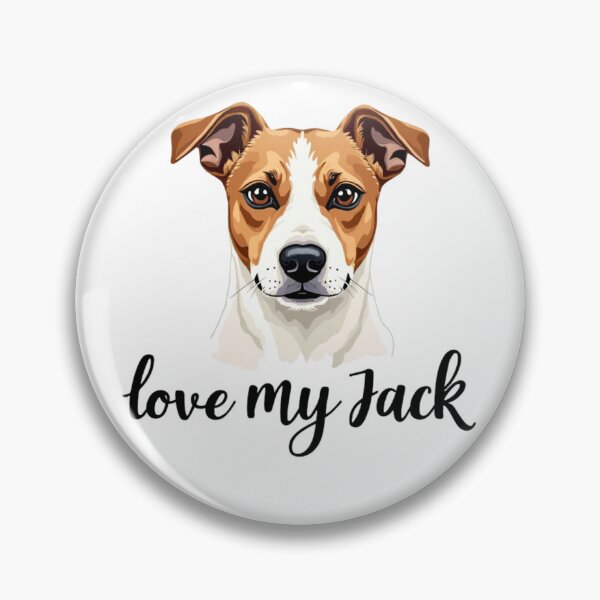 Item preview, Jack Russell Terrier with love my Jack text designed and sold by Prints by Mat.