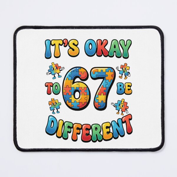 Item preview, its okay to be diferent 6 7 neurodiversity child rainbow awareness designed and sold by ArtDesignTp.