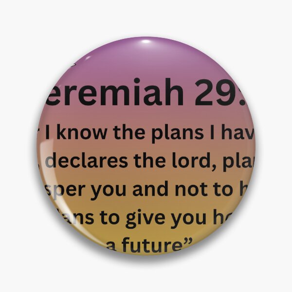 Item preview, Jeremiah 29:11 Scripture Wall Art Print designed and sold by KishaArt.