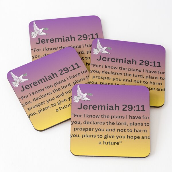 Item preview, Jeremiah 29:11 Scripture Wall Art Print designed and sold by KishaArt.
