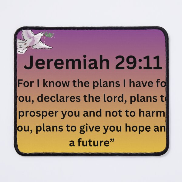 Item preview, Jeremiah 29:11 Scripture Wall Art Print designed and sold by KishaArt.