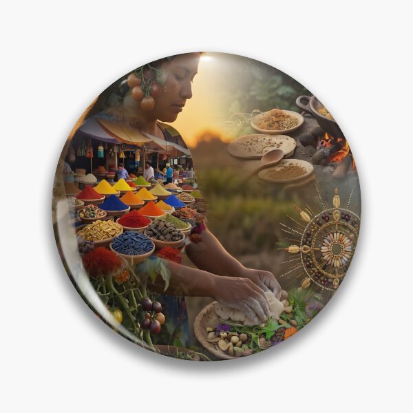 Item preview, Global Spice & Seed Heritage Art Print - World Sustainable Gastronomy Day designed and sold by DreamyWallVibes.