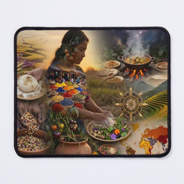 Item preview, Global Spice & Seed Heritage Art Print - World Sustainable Gastronomy Day designed and sold by DreamyWallVibes.