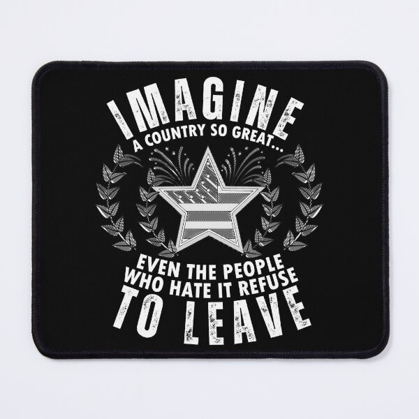Item preview, Imagine A Country So Great Vintage Patriotic Humor Design for Proud Americans Gift designed and sold by Teetreasure2.
