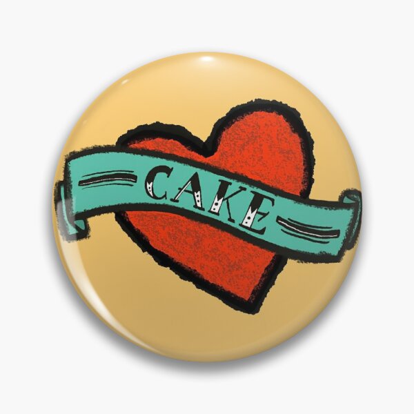 Item preview, Love Cake tattoo designed and sold by SombreroDoodles.