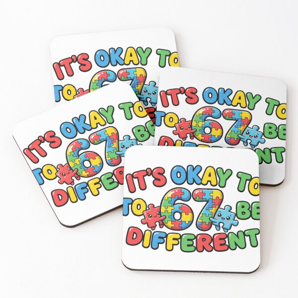 Item preview, its okay to be different 6 7 meme autism kid design designed and sold by ArtDesignTp.