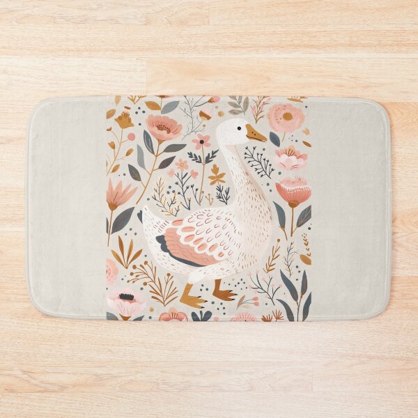 Item preview, Scandinavian Folk Art, Floral Goose designed and sold by xiao xuans.