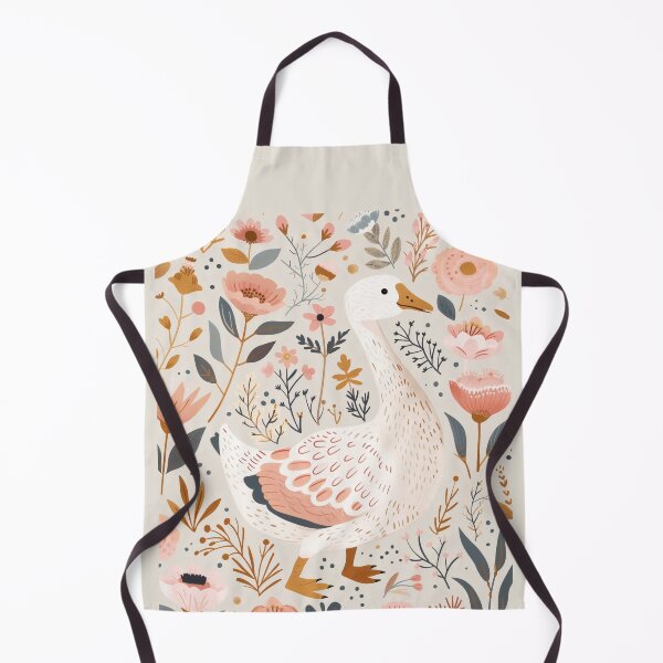 Item preview, Scandinavian Folk Art, Floral Goose designed and sold by xiao xuans.