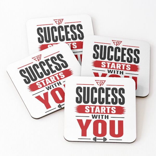 Item preview, Success Starts With You - Motivation Fitness Gym Mindset designed and sold by DomKo10.