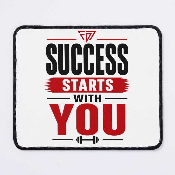 Item preview, Success Starts With You - Motivation Fitness Gym Mindset designed and sold by DomKo10.