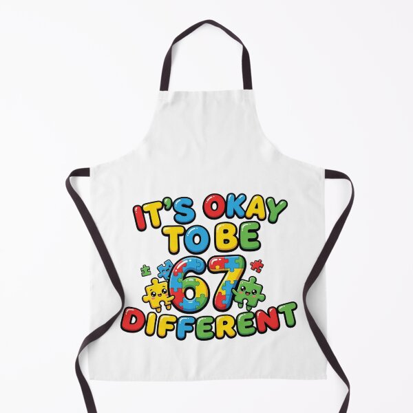 Item preview, its okay to be different six seven rainbow puzzle autism acceptance designed and sold by ArtDesignTp.