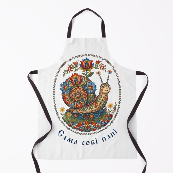 Item preview, Ukraine Snail Funny Floral Vintage Ukrainian Vyshyvanka designed and sold by SecretDicer.
