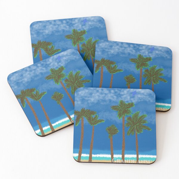 Item preview, Large coconut tree on the beach designed and sold by PHYLOA.