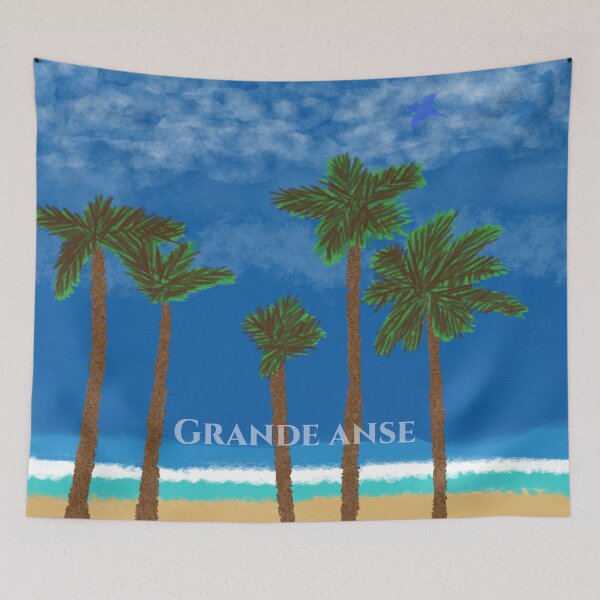 Item preview, Large coconut tree on the beach designed and sold by PHYLOA.