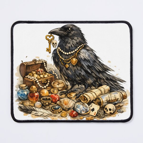 Item preview, Crow Collector Shiny Things Only designed and sold by PatiImagination.