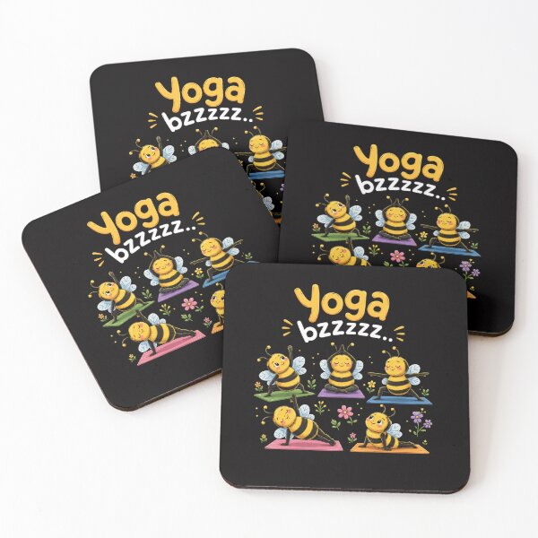 Item preview, Bee Yoga Funny Bee Yoga Meditation Design designed and sold by 2catsDesigner.