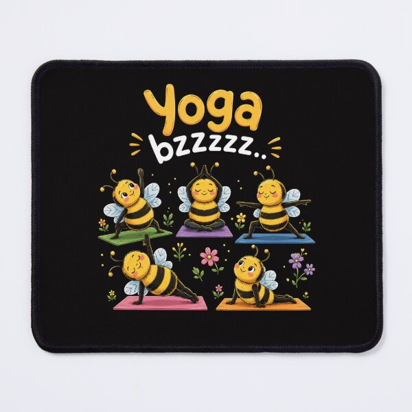 Item preview, Bee Yoga Funny Bee Yoga Meditation Design designed and sold by 2catsDesigner.