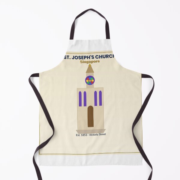 Item preview, St Joseph's Church Singapore — Gothic Catholic Church Art designed and sold by BenedictTArt.