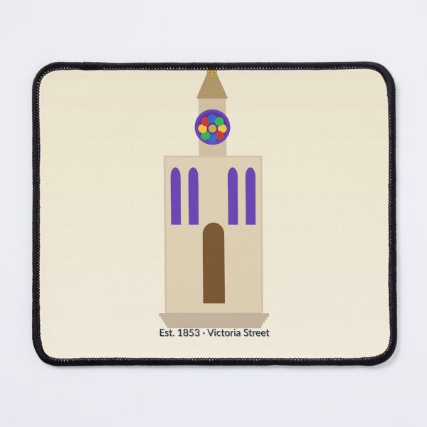 Item preview, St Joseph's Church Singapore — Gothic Catholic Church Art designed and sold by BenedictTArt.