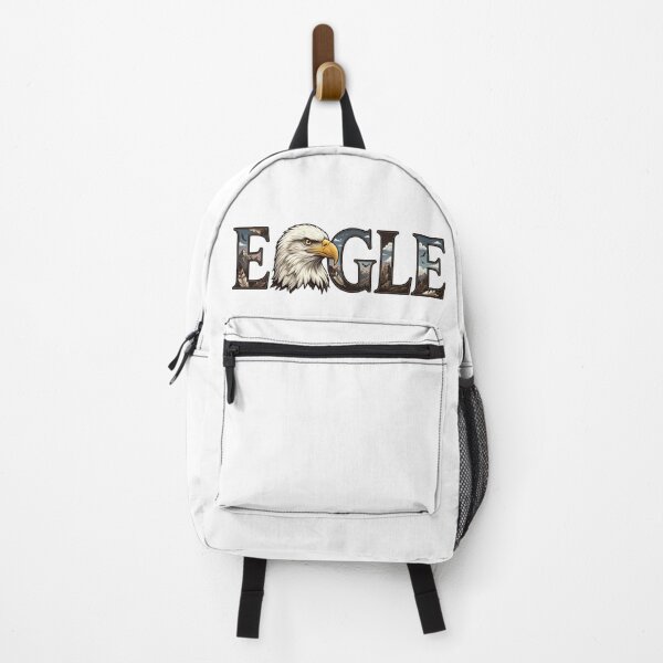 Item preview, EAGLE Bald Eagle Typography Wildlife Freedom Nature Wall Art designed and sold by Presshue.