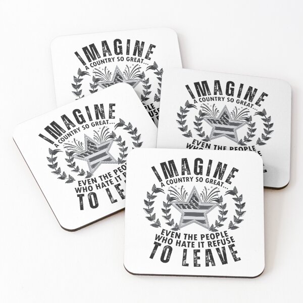 Item preview, Imagine A Country So Great Vintage Patriotic Humor Design for Proud Americans Gift designed and sold by Teetreasure2.