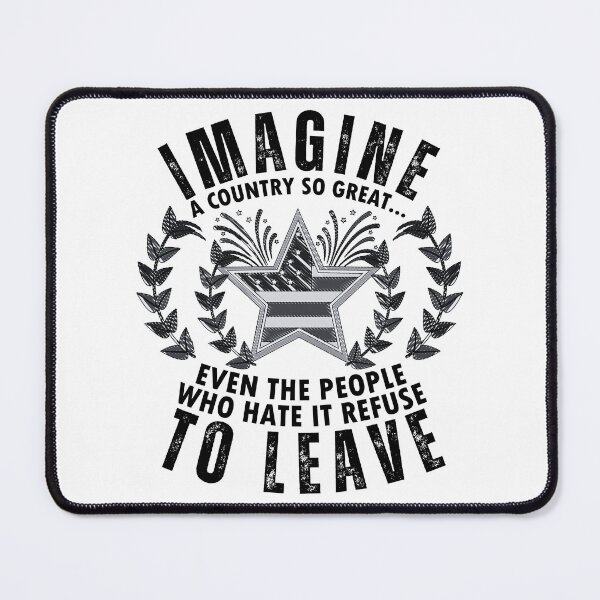 Item preview, Imagine A Country So Great Vintage Patriotic Humor Design for Proud Americans Gift designed and sold by Teetreasure2.