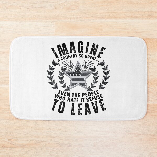 Item preview, Imagine A Country So Great Vintage Patriotic Humor Design for Proud Americans Gift designed and sold by Teetreasure2.