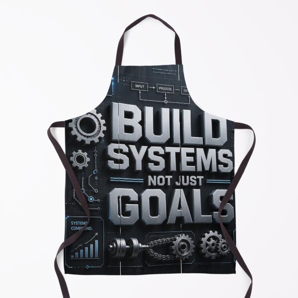 Item preview, Build Systems Not Just Goals – Motivational Entrepreneur Hustle Gift designed and sold by UrmiCreation.
