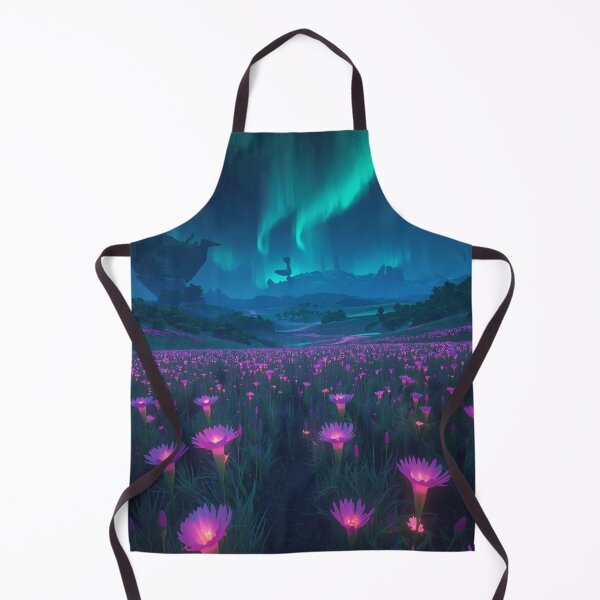 Item preview, Eternal Night Bloom Alien Fantasy Valley Landscape designed and sold by Luminous Wilds.