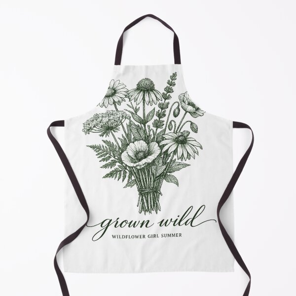 Item preview, Grown Wild Wildflower Girl Summer — Vintage Botanical Wildflower Bouquet designed and sold by VaultInk.